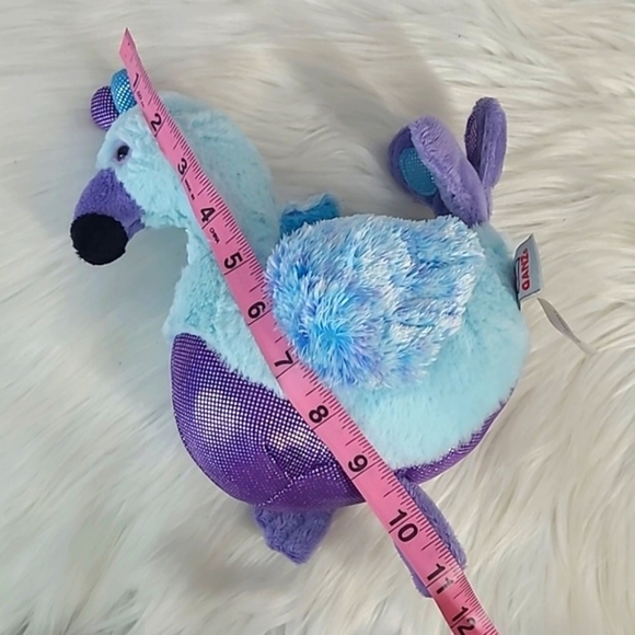 Retired GANZ Webkinz Blufadoodle Bird Blue Peacock Stuffed Animal Plush Toy 11" - Picture 17 of 17